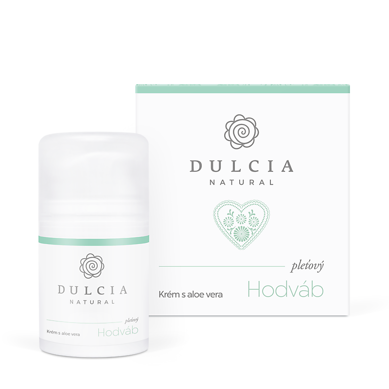 Pleťový krém s aloe vera a hodvábom