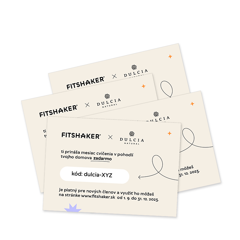Mesačné členské FITSHAKER® Mesačné členské FITSHAKER®