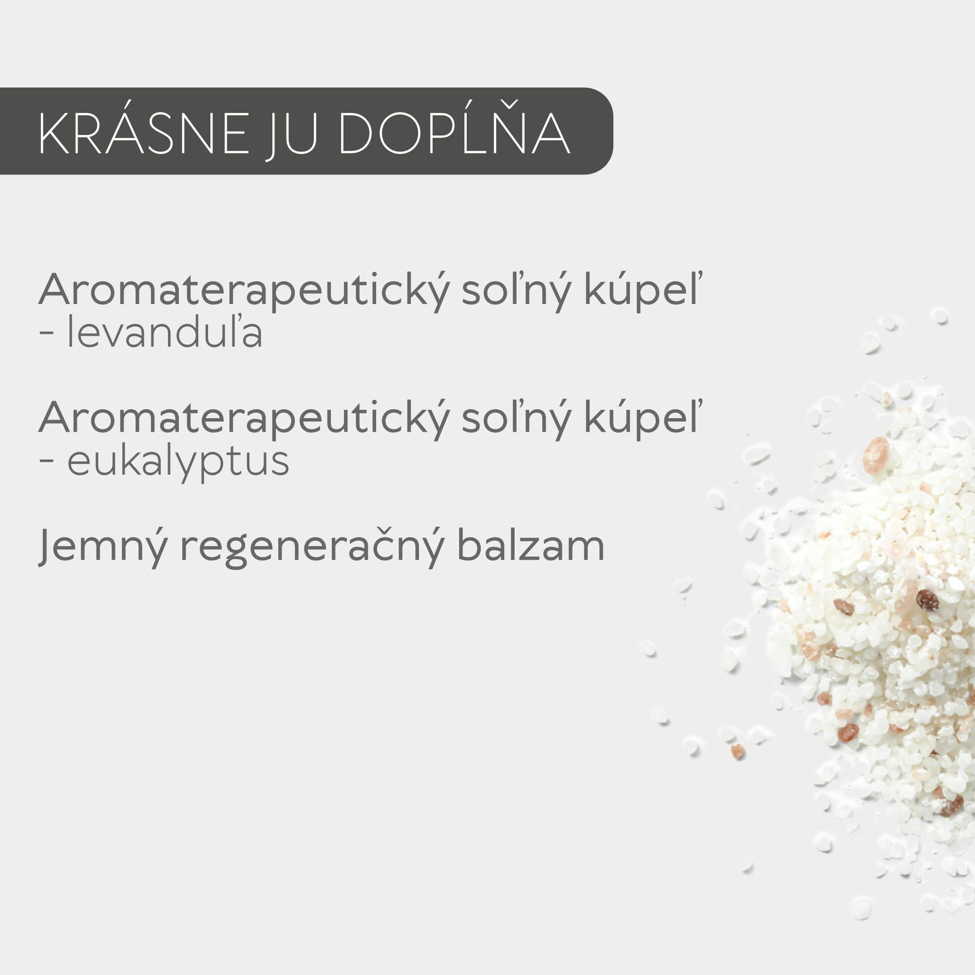 Telový píling s magnéziovou soľou